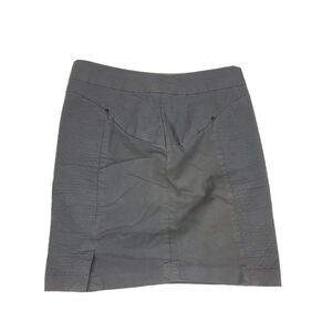 Leifsdottir Alicante Denim Skirt 6 Quilted Y2K Moto Pencil Mini Anthropologie